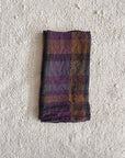 Burgandy Plaid Linen Napkins