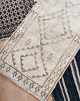 No. 1107 Vintage Herki Runner 35” x 10’6”