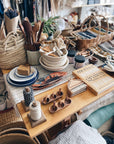 Olive wood Bowl and Spoon Trio