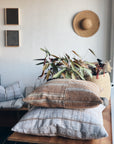 Vintage Muted Burnt Orange Stripe Collection