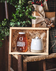 Honey & Beehive Honey Pot Gift Set