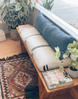 Extra Long Hemp Lumbar Pillows