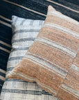 Vintage Muted Burnt Orange Stripe Collection