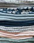 Scandinavian Blue Waffle Linen Napkins