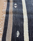 No. 1043 Vintage Goat Hair Kilim 6'7" x 10'5"