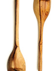 Flat Edge Olive Wood Cooking Spoon