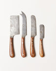 Artisan Forged Cheese Knives - Set of 4