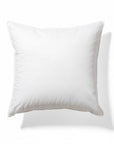 square white pillow insert filled with duck feathers