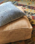 Vintage Hemp Floor Poufs