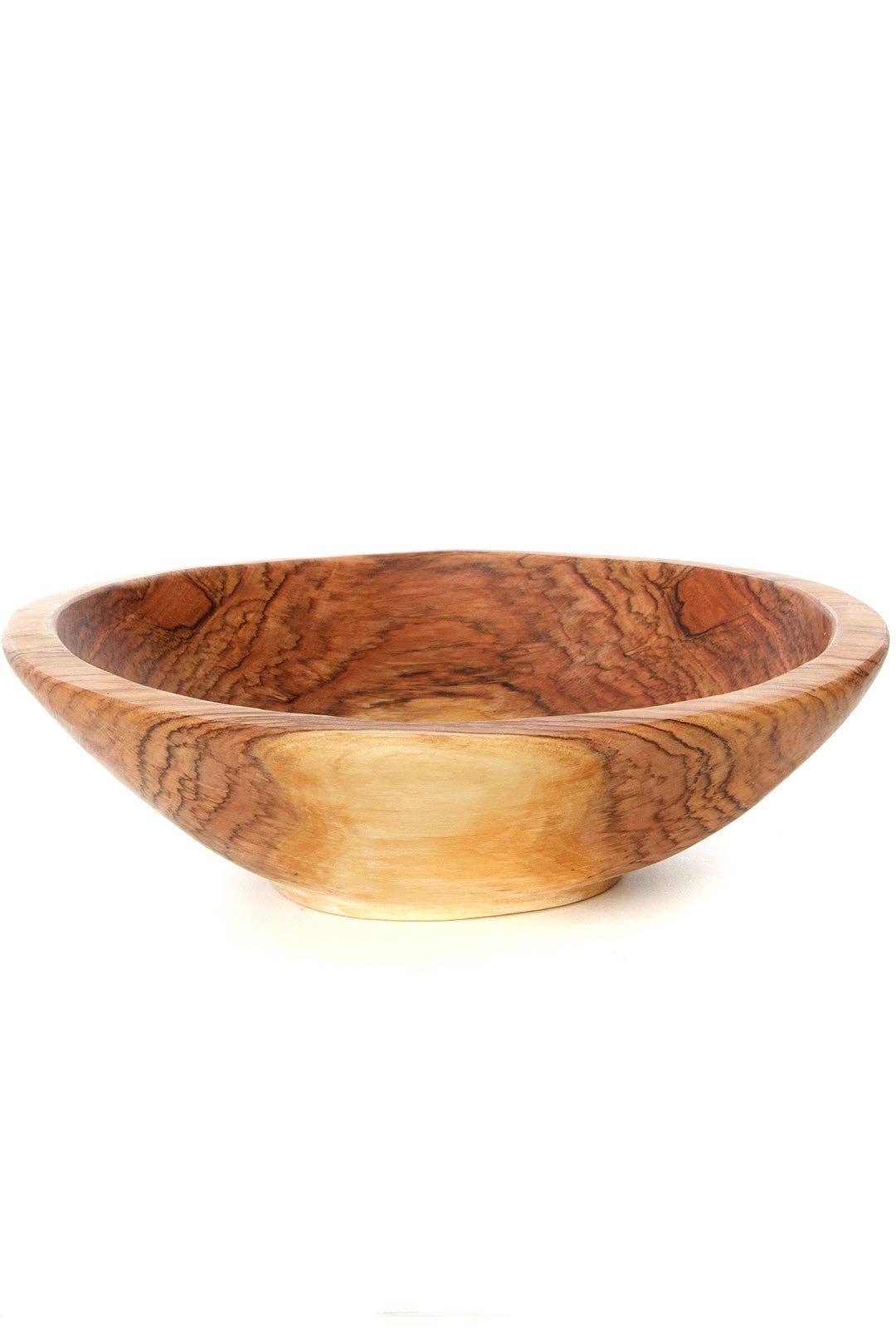 Hand Carved Wild Olive Wood Serving Bowls
