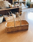 Swedish Pine Basket - DISPLAY Sold As Is