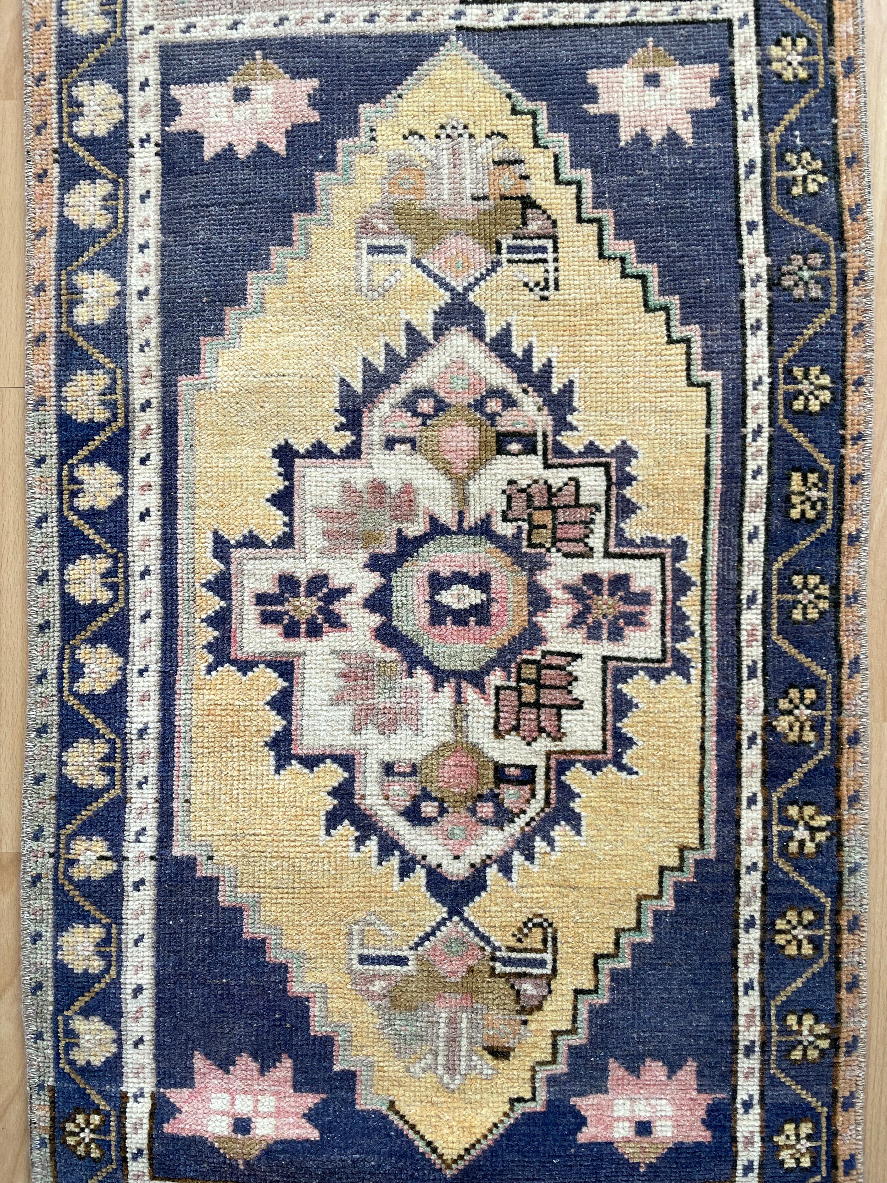 Vintage Turkish Scatter Rug