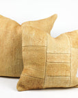 20" Vintage Hemp Patchwork Pillows