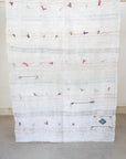 No. 1006 Vintage Hemp Rug 4'2" x 5'5"