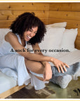 Organic Cotton Solid Ragg Socks