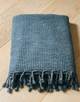 Stonewashed Waffle Blankets