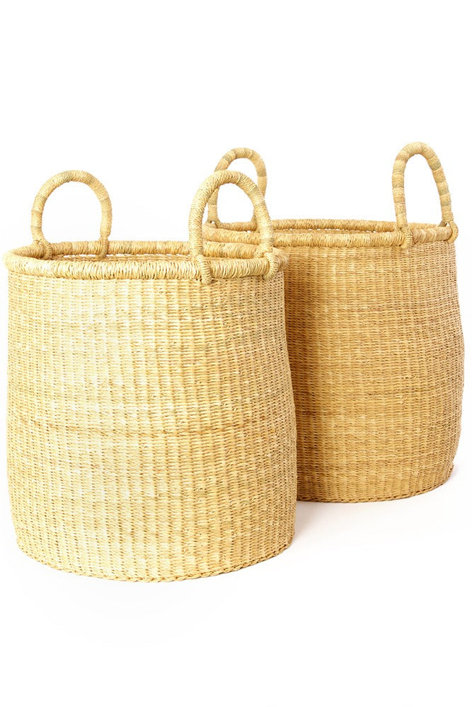 Two Handled Tall Floor Baskets