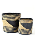 Geo Sisal Floor Baskets