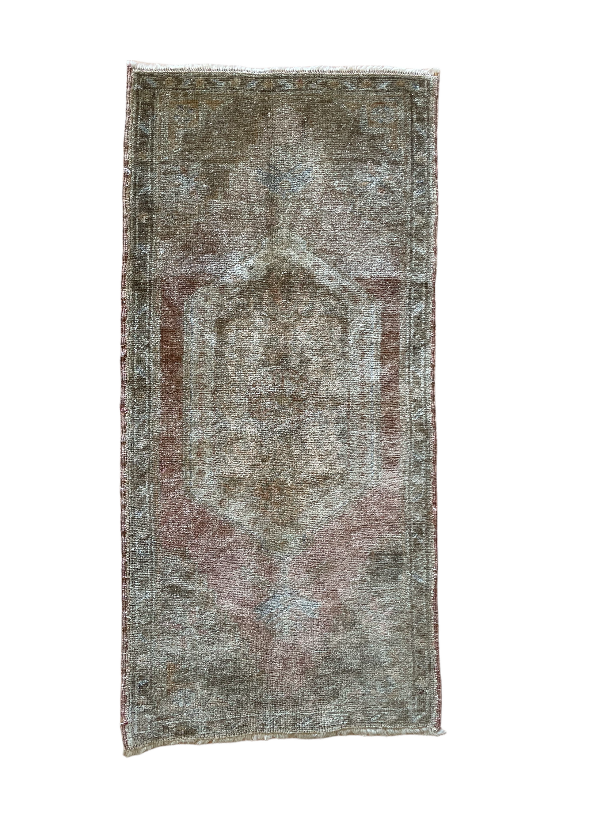 No. 522 Semi-Antique Anatolian Scatter Rug 19” x 41”