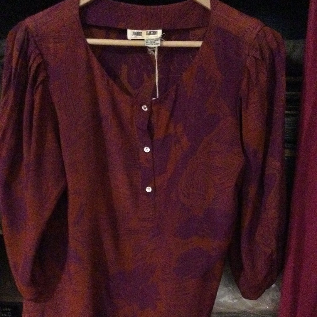Vintage Silk Drop Waist Dress