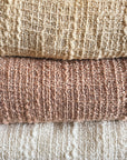 Hand Loomed Natural Cotton Blanket