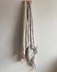 Pastel Striped Linen Turkish Towel