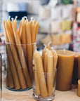 6” Beeswax Taper Candles