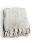 Hand Loomed Natural Cotton Blanket