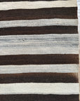 No. 412 Vintage Goat Hair Kilim 29” x 45”