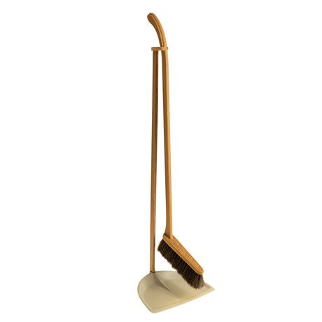 Standing Dustpan &amp; Brush Set