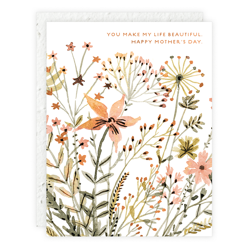 Wildflowers - Mother&#39;s Day Card