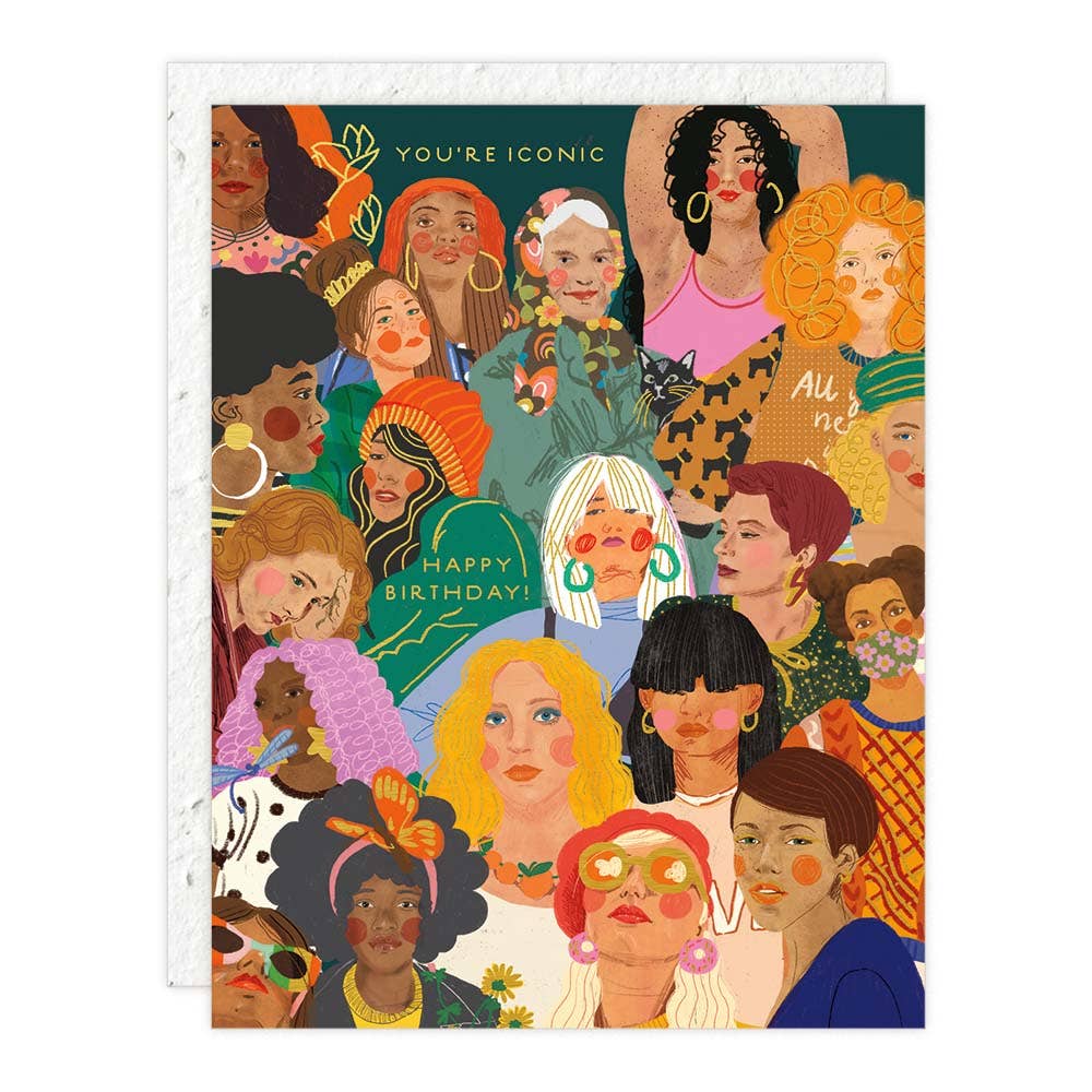 Iconic Ladies - Birthday Card