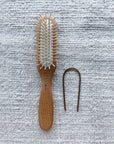 Hair Brush with Wooden Pins