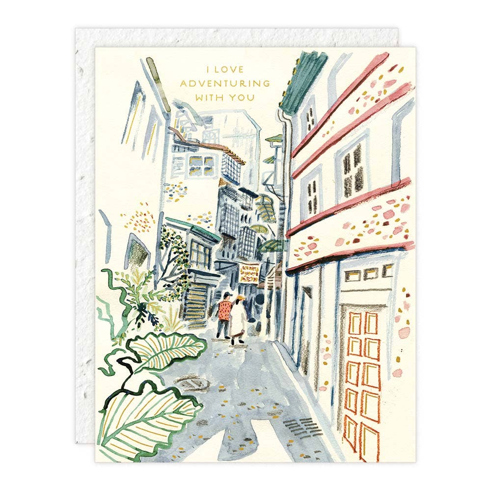 Adventuring  With You - Love + Friendship Card