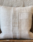 20" Vintage Hemp Patchwork Pillows