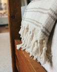 Handwoven Striped Cotton Blanket