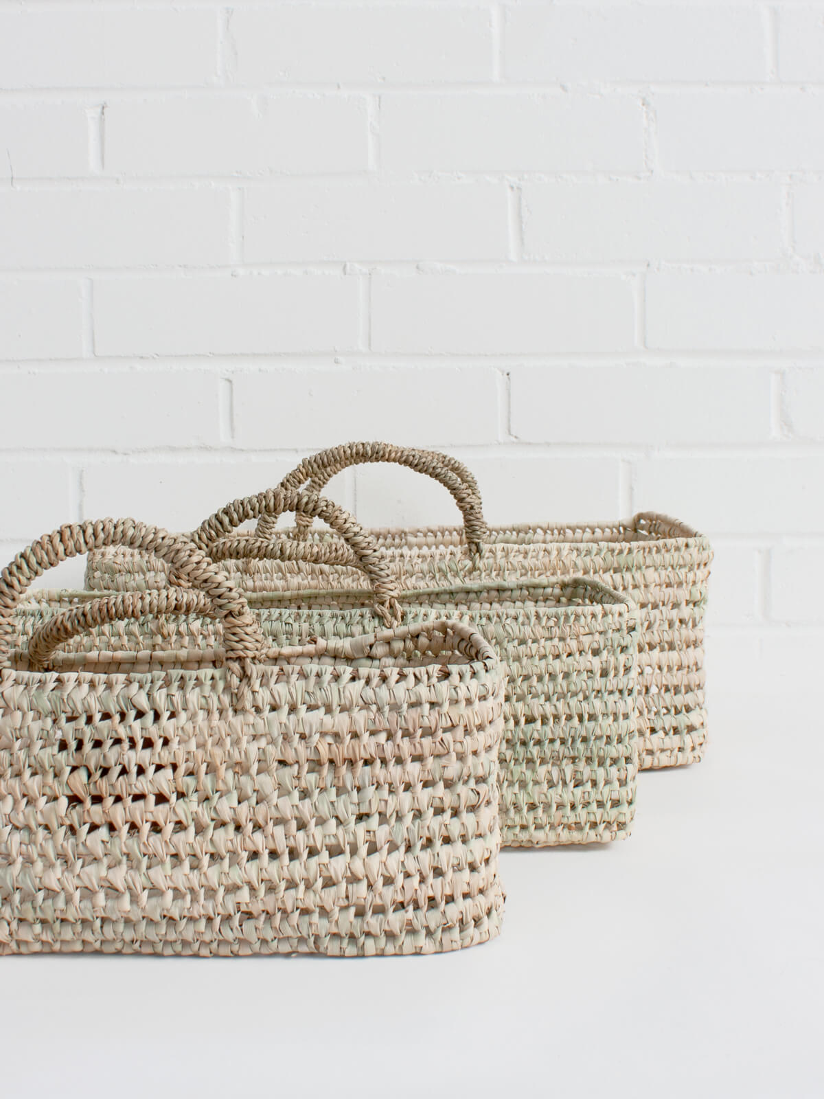 Open Weave Garden Baskets