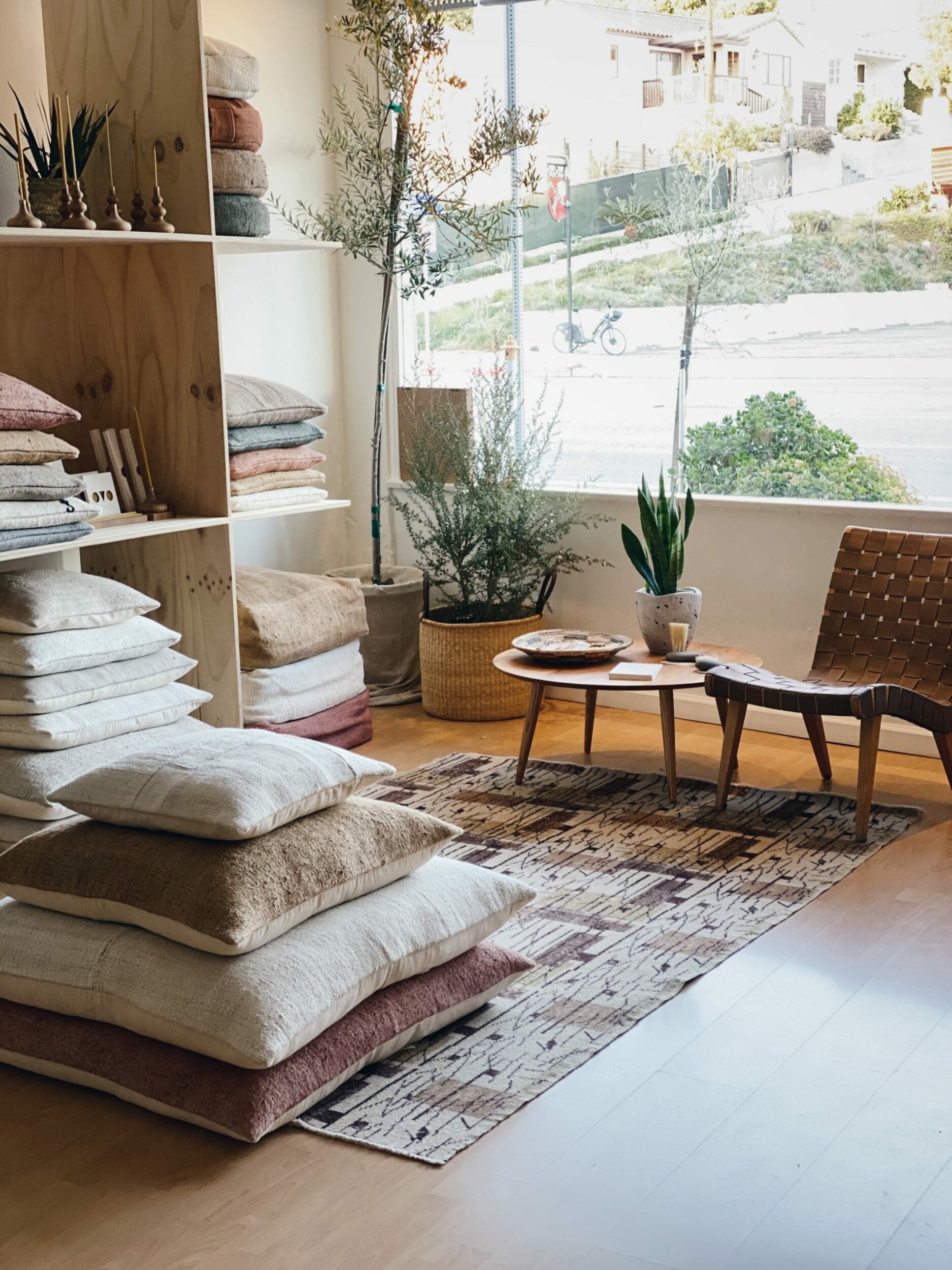 Medium Vintage Hemp Floor Cushions