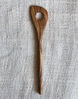 Olive Wood Cooking Spoon with Hole