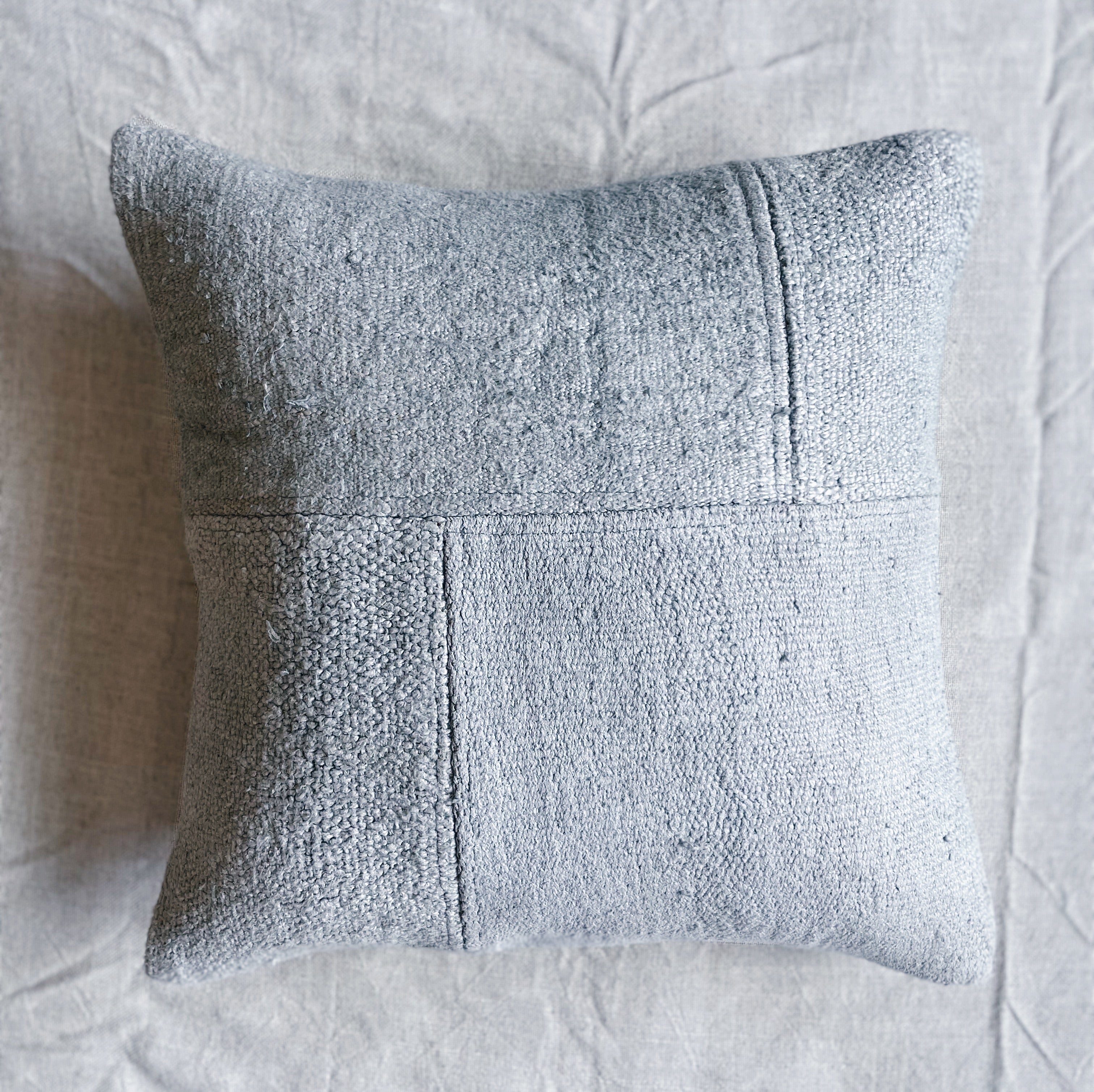 20&quot; Vintage Hemp Patchwork Pillows
