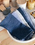 Navy Borsalino Striped Linen Napkins