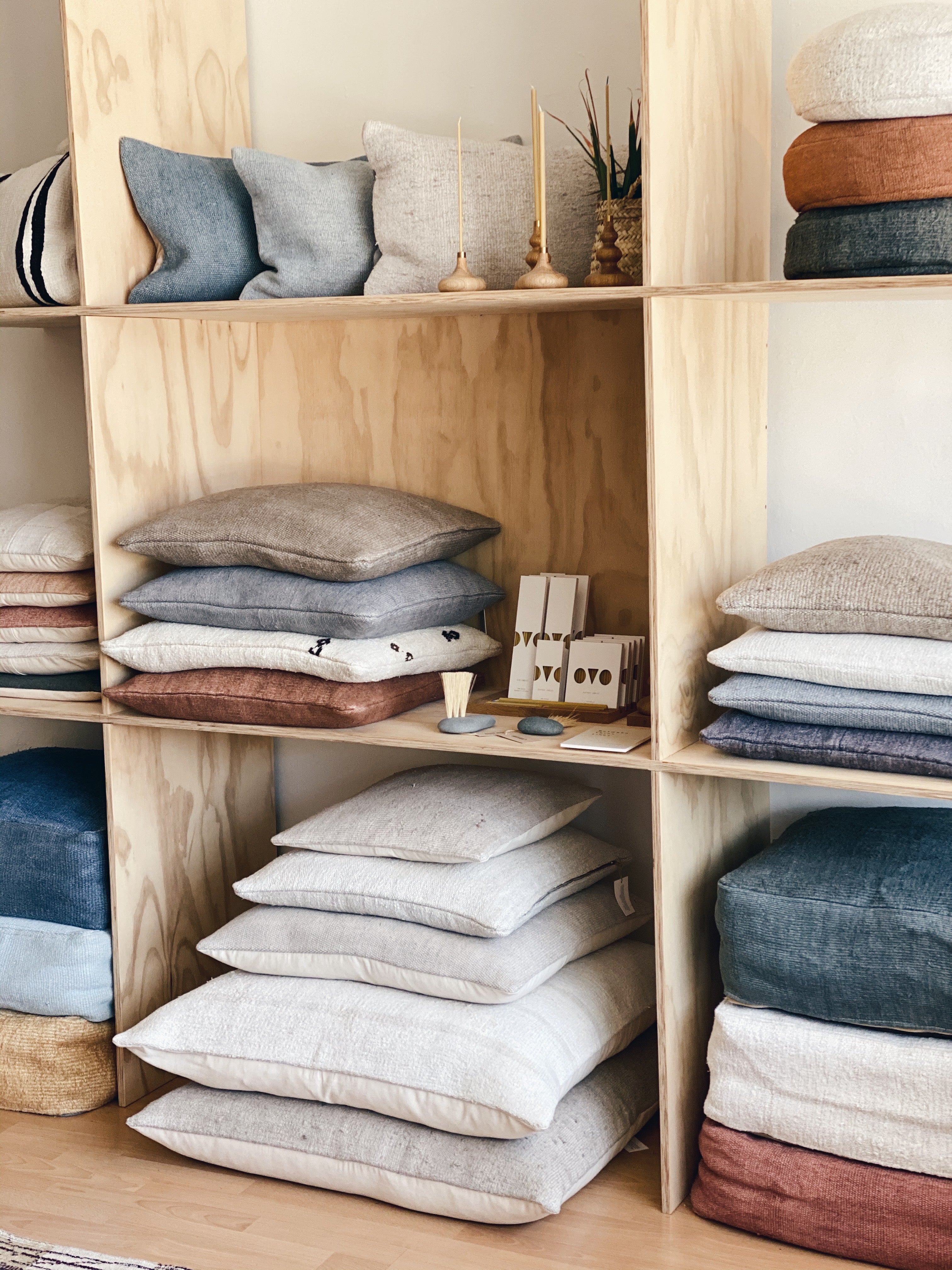 Medium Vintage Hemp Floor Cushions