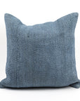 dark blue hemp pillow