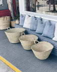 Round Moroccan Storage Baskets