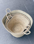 Round Moroccan Storage Baskets