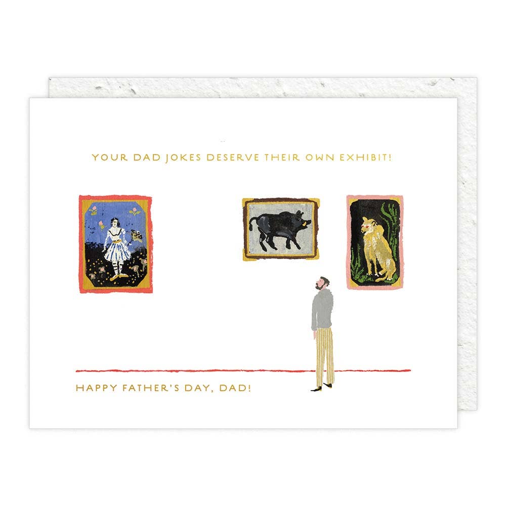 Dad at the Museum - Father&#39;s Day Card