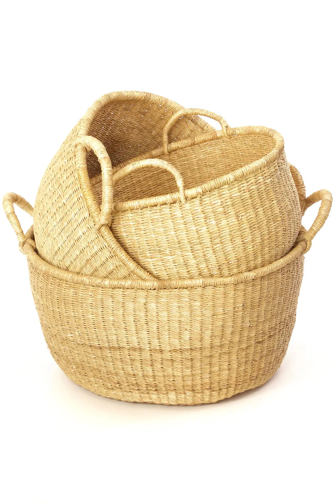 Two Handled Short Floor Baskets