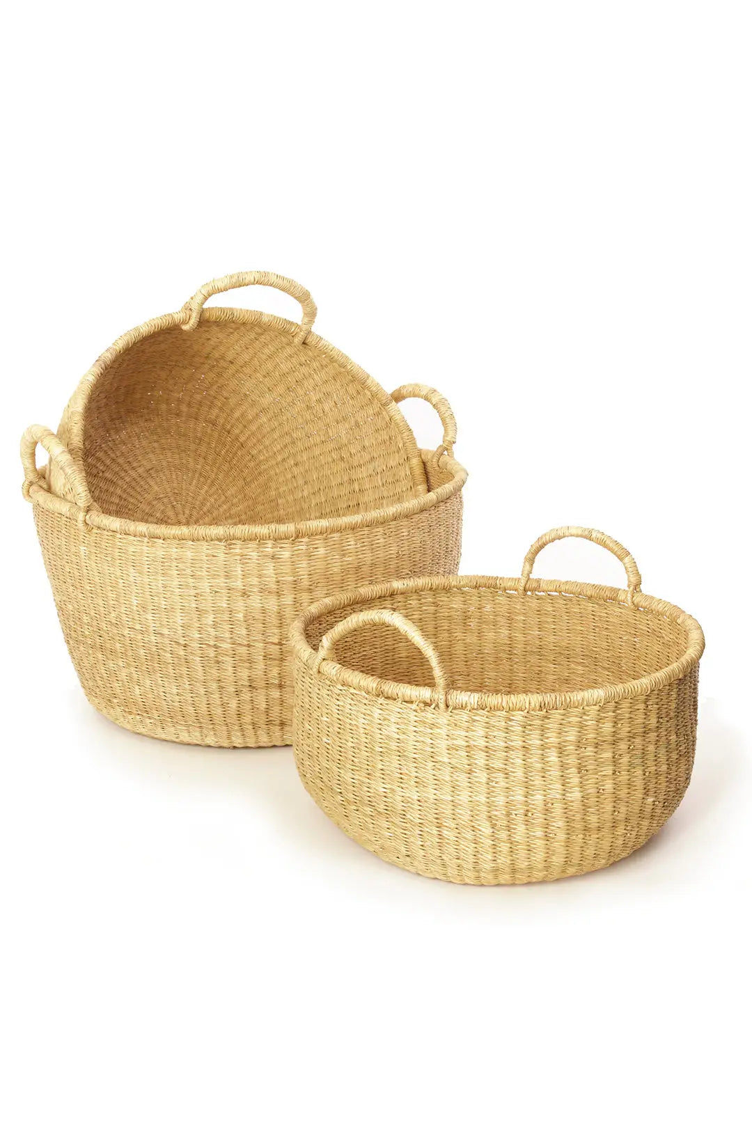 Two Handled Short Floor Baskets