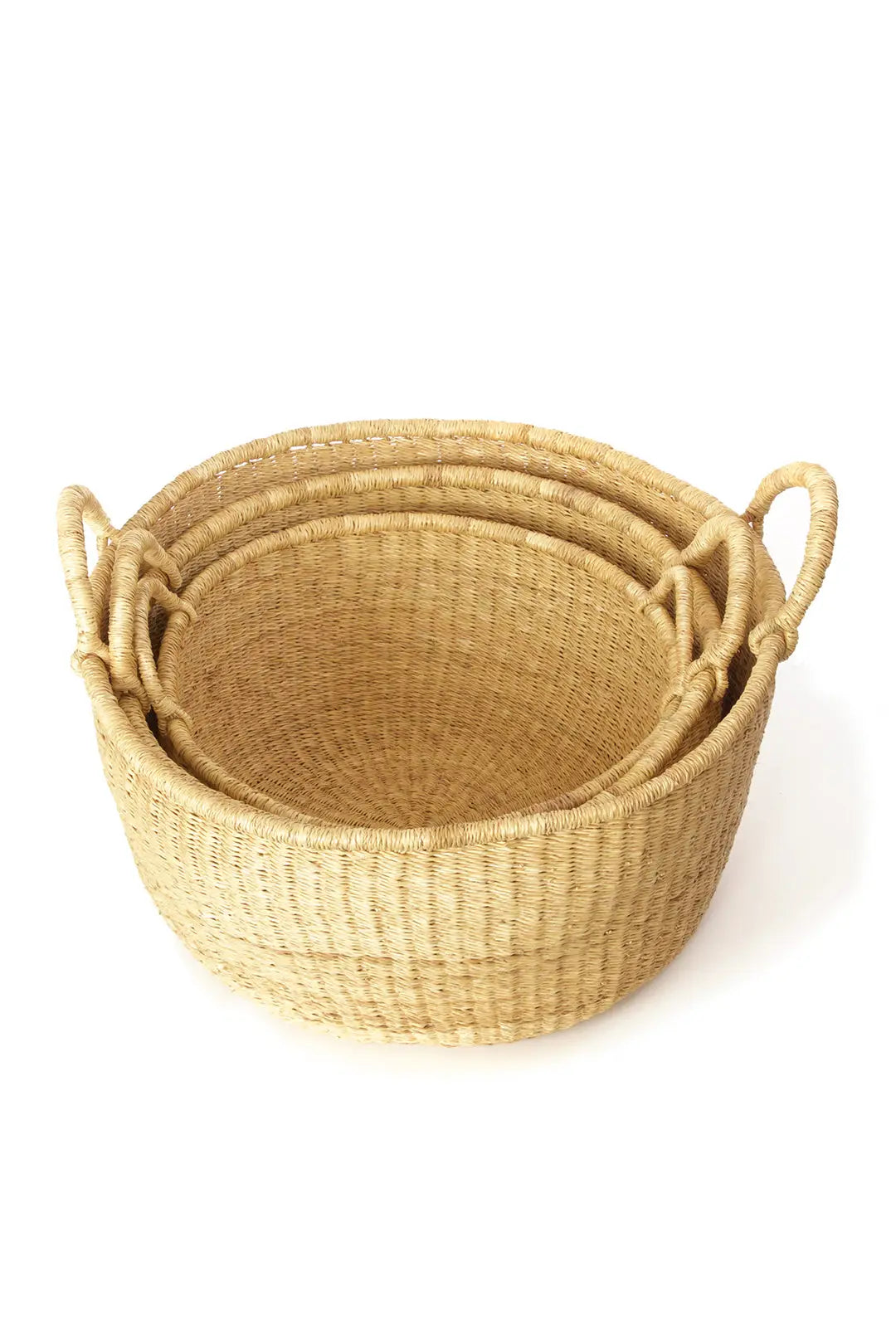 Two Handled Short Floor Baskets