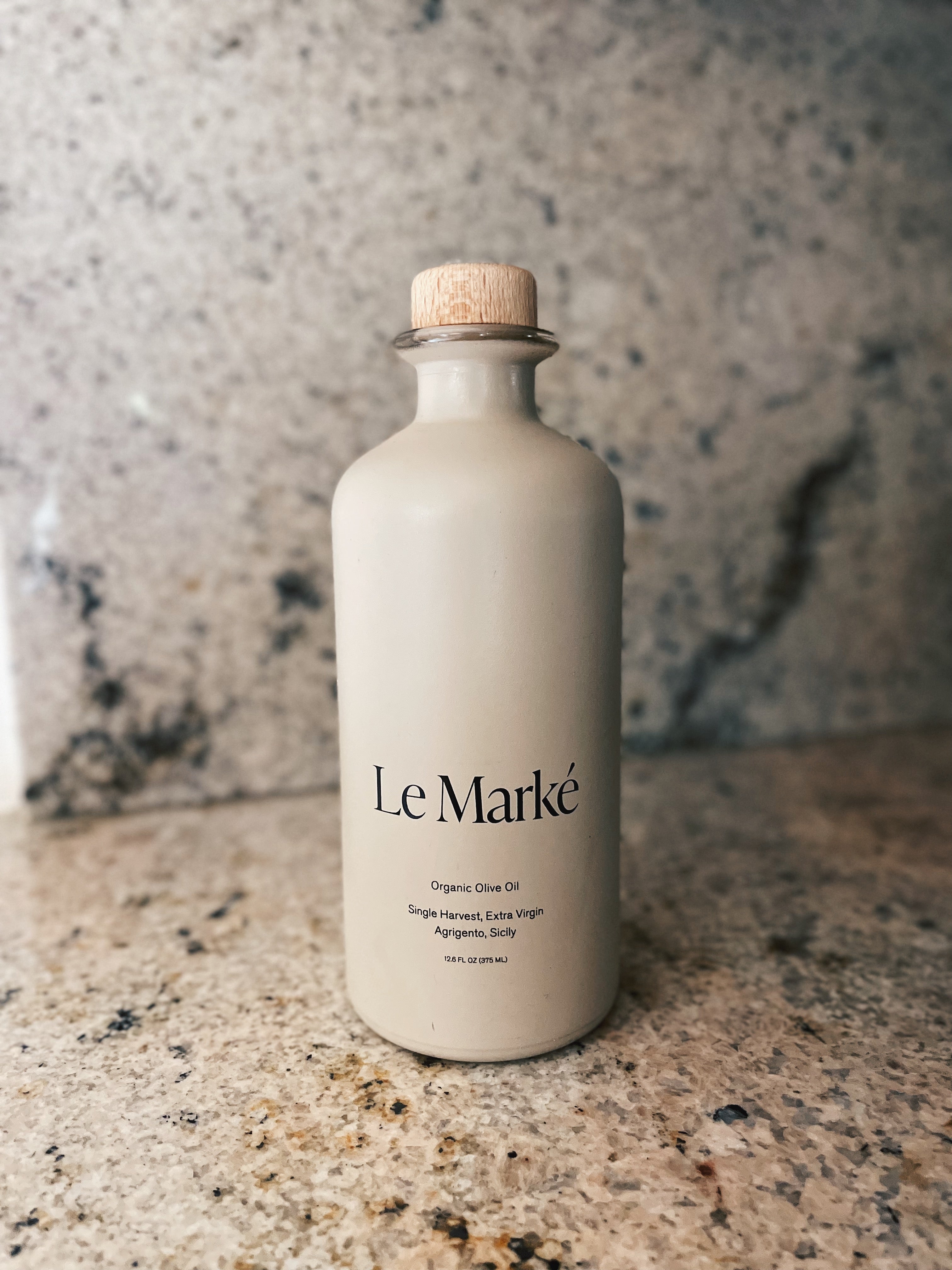 Le Marke Organic Olive oil in glass jar